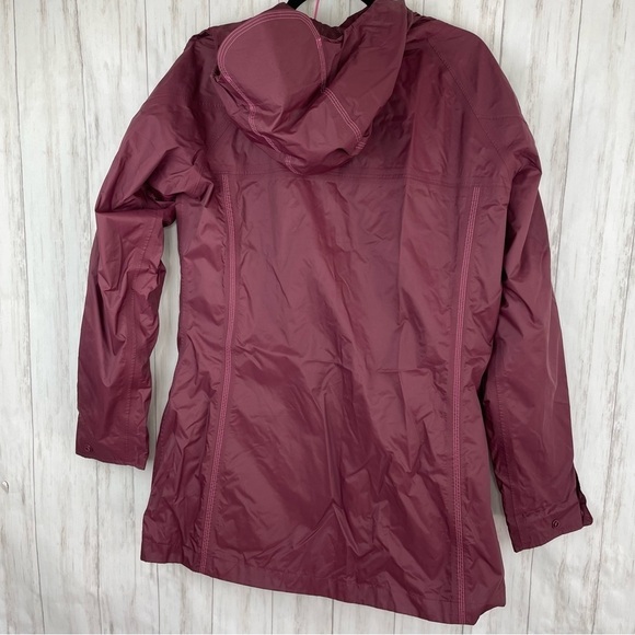 Columbia LIKE NEW Hooded Packable Jacket Maroon XL - Picture 5 of 6